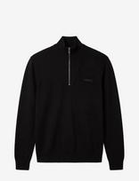 Calvin Klein - Ls Snowy Tech Knit Qz Sweater 14 - Megztinis su užtrauktuku - Juoda