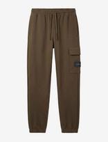 Calvin Klein Jeans - Eu 350Terry Badge Jogger - Sportinės kelnės - Chaki spalva