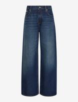 Calvin Klein Jeans - Low Rise Baggy Autumn Dusk - Platūs džinsai - Mėlyna