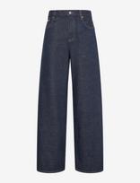 Calvin Klein Jeans - Low Rise Baggy Iconic Indigo - Platūs džinsai - Tamsiai mėlyna