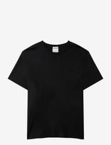 Calvin Klein - Ss Slim Supima Logo Patch Tee - Marškinėliai trumpomis rankovėmis - Juoda