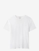 Calvin Klein - Ss Slim Supima Logo Patch Tee - Marškinėliai trumpomis rankovėmis - Balta