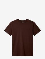 Calvin Klein - Ss Slim Supima Logo Patch Tee - Marškinėliai trumpomis rankovėmis - Ruda