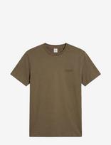 Calvin Klein - Ss Slim Supima Logo Patch Tee - Marškinėliai trumpomis rankovėmis - Chaki spalva