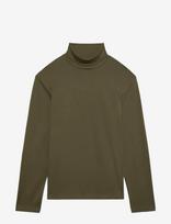Calvin Klein - Ls Lightweight Supima Rollneck T - Golfo kelnės - Chaki spalva