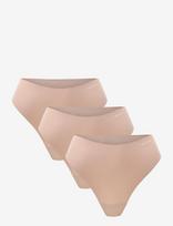 Calvin Klein - Thong 3Pk - Stringai - Smėlio