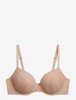 Calvin Klein - Push Up Plunge - Push Up liemenėlė - Smėlio