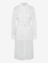 Maison Kitsune - Shirt Dress - Iki kelių ir midi suknelės - Balta