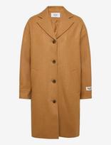 Maison Kitsune - Wool Coat - Žieminis paltas - Smėlio