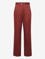 Maison Kitsune - Sun Wide-Leg Pant - Plačios kelnės - Raudona