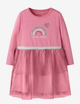 Name It - Nmflahappi Ls Dress - Suknelė ilgomis rankovėmis - Rožinė