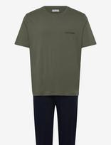 Jack & Jones - Jaceverest Ss Tee And Pants Set W - Kelnės - Chaki spalva