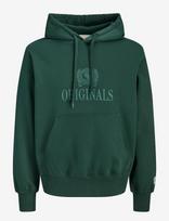 Jack & Jones - Jorfrederiksberg Monogram Sweat Hood Sn - Džemperis - Žalia