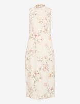 Vila - Vichia S/L O-Neck Midi Dress - Iki kelių ir midi suknelės - Kreminė spalva