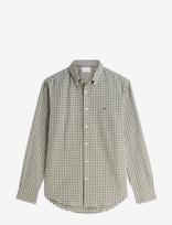 Tommy Hilfiger - Flannel Gingham Dobby - Flaneliniai marškiniai - Chaki spalva