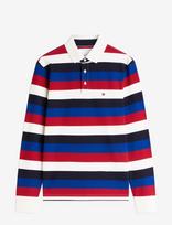 Tommy Hilfiger - Ls Rugby Stripe Classic Polo - Marškinėliai ilgomis rankovėmis - Marga / raštuota