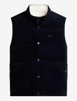 Tommy Hilfiger - Reversible Corduroy Down Vest - Liemenė - Tamsiai mėlyna