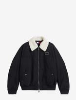Tommy Jeans - Tjm Flag Aviator Jacket - Bomberio striukė - Juoda
