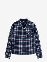 Tommy Jeans - Tjm Boxy Brushed Waffle Shirt - Flaneliniai marškiniai - Tamsiai mėlyna