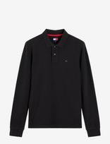 Tommy Jeans - Tjm Reg Ess Polo Ls - Marškinėliai ilgomis rankovėmis - Juoda