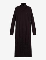 Tommy Hilfiger - Soft Wool Cable Roll-Nk Ls Dress - Megzta liemenė - Ruda