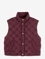 Tommy Hilfiger - Lw Down Flag Quilt Vest - Dygsniuota liemenė - Burgundiška splava