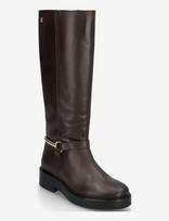 Tommy Hilfiger - Th Stud Leather Knee Riding Boot - Ilgaauliai batai - Ruda