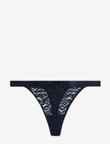 Tommy Hilfiger - Tanga Thong - Stringai - Tamsiai mėlyna