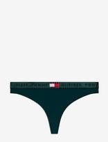 Tommy Hilfiger - Shine Wb Thong (Ext.sizes) - Stringai - Žalia