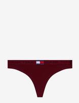 Tommy Hilfiger - Shine Wb Thong (Ext.sizes) - Stringai - Burgundiška splava