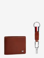 Tommy Hilfiger - Mini Cc Wallet & Key Fob - Klasikinė piniginė - Ruda