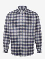 Mads Nørgaard - Italian Wool Marcel Loto Shirt - Flaneliniai marškiniai - Tamsiai mėlyna