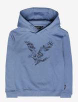 Lyle & Scott - Pixelated Eagle Print Hoodie - Džemperis - Mėlyna