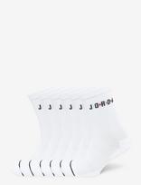 Nike - U J Ed Poly Crew Jor 6Pr - 144 - Sportinės kojinės - Balta