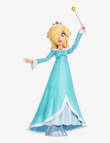 Super Mario - The Super Mario Galaxy Movie - 5” Figure Series – Rosalina Figure With Wand And Stand Accessories - Filmų ir pasakų personažų žaidimas - Mėlyna