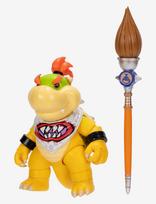Super Mario - The Super Mario Galaxy Movie - 5” Figure Series – Bowser Jr. Figure  With Paint Brush Accessory - Filmų ir pasakų personažų žaidimas - Geltona