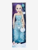Frozen - Frozen Playdate Elsa 80Cm. - Brush Only - Lėlė - Mėlyna
