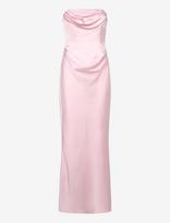 ROTATE - Corsage Long Dress - Ilga suknelė - Rožinė