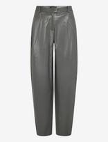 Bruuns Bazaar - Veganibbbarrel Pants - Odinės tamprės-kelnės - Pilka