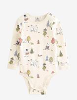 Lindex - Moomin Long-Sleeved Bodysuit - Marškinėliai ilgomis rankovėmis - Balta