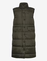 Whistler - Amaretto W Long Puffer Vest - Sportinė liemenė - Chaki spalva