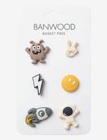 Banwood - Banwood Basket Pins - Dviračiai-stumiamosios transporto priemonės - Marga / raštuota