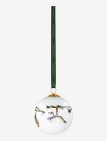 Kähler - Hammershøi Christmas Bauble 2026 Ø6 Cm White W. Deco - Kalėdiniai žaisliukai ir eglutės aksesuarai - Balta