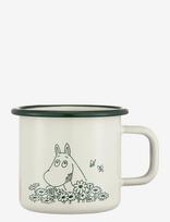 Muurla - Moomin Enamel Mug Summer Crush 3,7Dl - Kavos puodelis - Balta