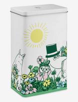 Muurla - Moomin Coffee Tin Jar In The Garden - Virtuvės stiklainis - Balta