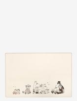 Muurla - Moomin For Pets Silicone Mat Moments 60X40Cm - Maisto dubenėlis - Smėlio