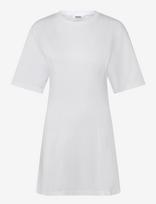 Monki - Mini Fit-And-Flare T-Shirt Dress - Trumpa suknelė - Balta