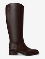 Lauren Ralph Lauren - Kyle Calfskin Tall Boot - Ilgaauliai batai - Ruda