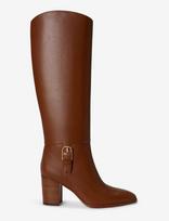 Lauren Ralph Lauren - Raelynn Calfskin Tall Boot Heel - Ilgaauliai batai - Ruda