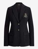 Lauren Ralph Lauren - Rhinestone-Bullion Stretch Ponte Blazer - Vieneilės striukės - Juoda